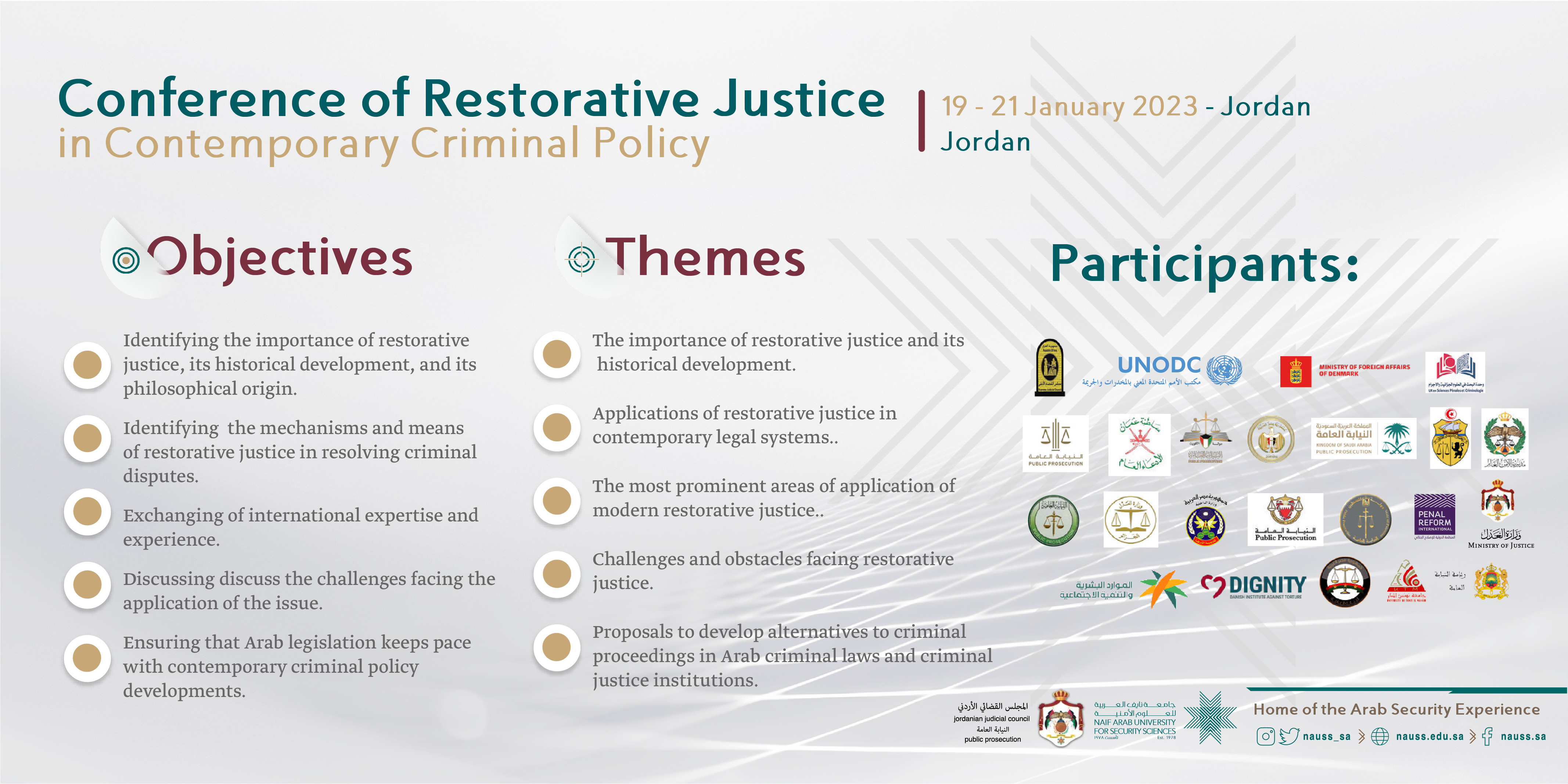  NAUSS Organizes Conference of “Restorative Justice in Contemporary